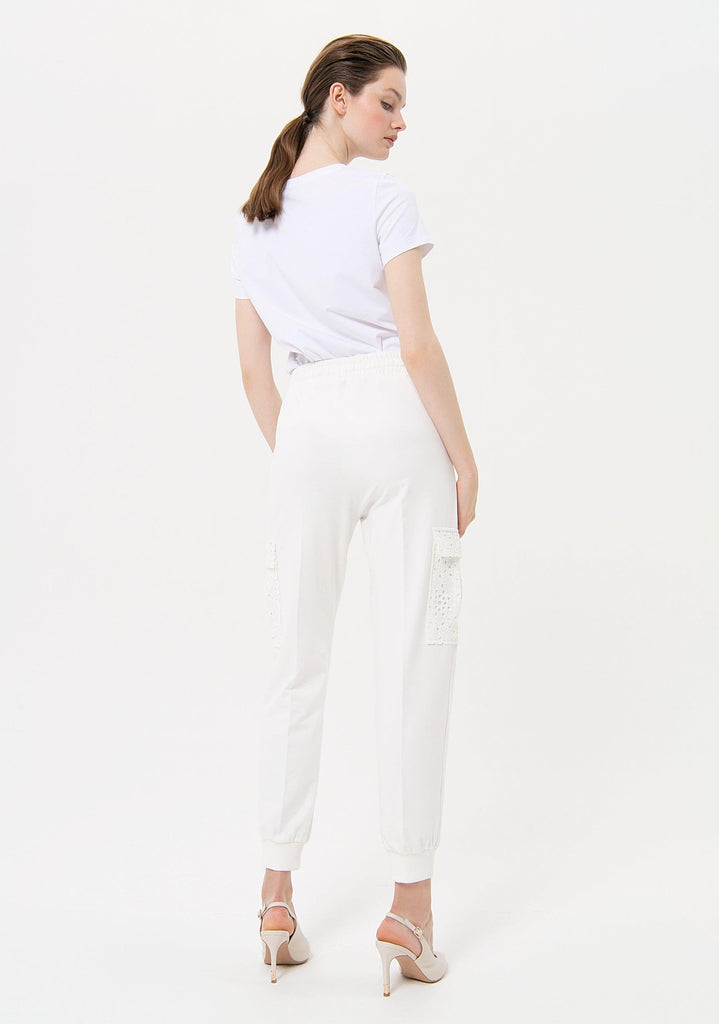 FRACOMINA SWEATER PANTS CREAM