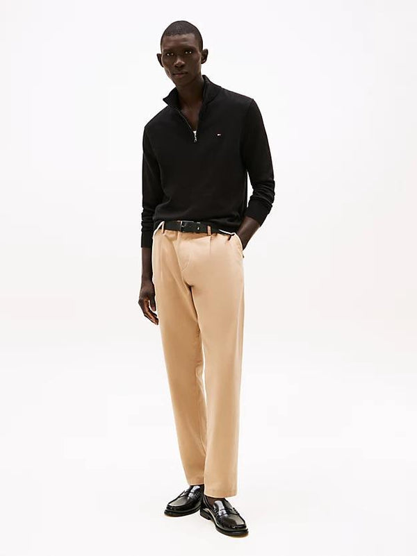 TOMMY HILFIGER ESSENTIAL COTTON ZIP
