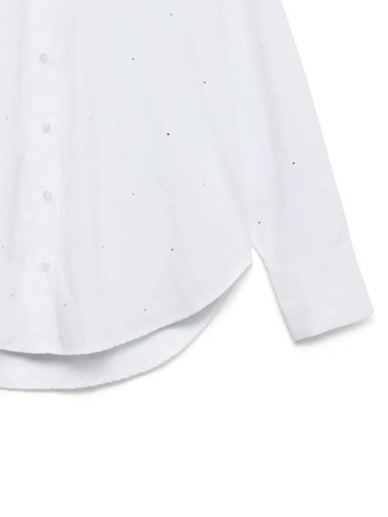 VERO MODA VMFANNI RHINESTONE LS SHIRT WVN NOOS