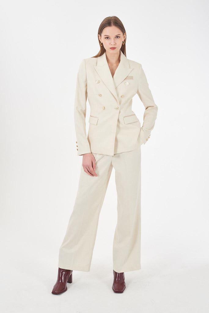 YES ZEE PANTALONE DONNA CHINOS CON ELASTICO VITA DIETRO