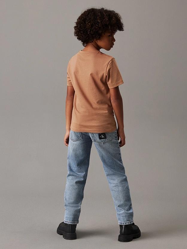 CALVIN KLEIN JEANS GRADIENT FLOCK LOGO SS T-SHIRT