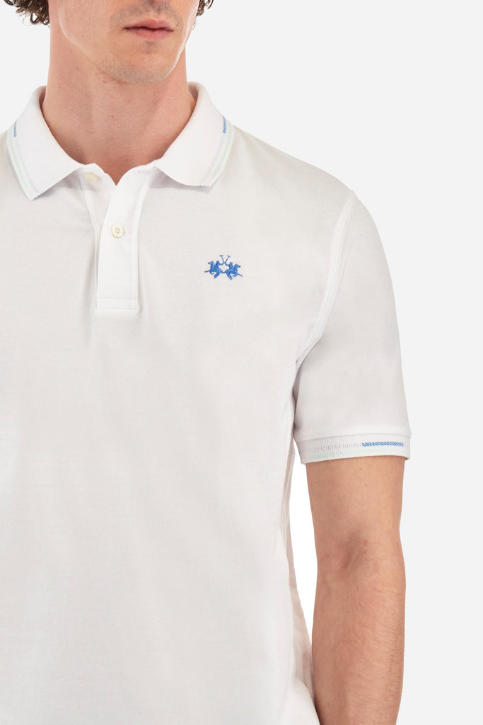 LA MARTINA MAN POLO S/S PIQUET STRETCH