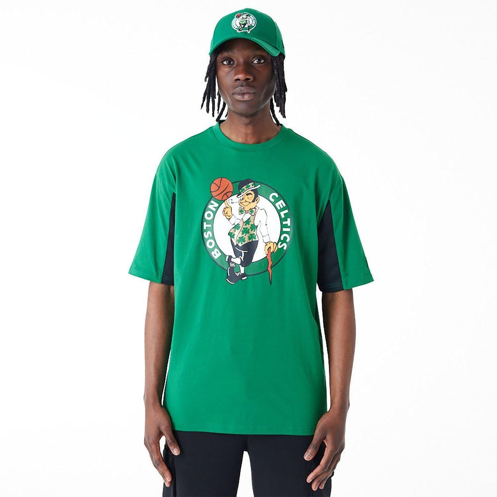 NEW ERA NBA MESH PANEL OS TEE BOSCEL  KGRWHI