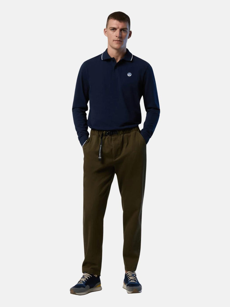 NORTH SAILS POLO LONG SLEEVE  W/LOGO