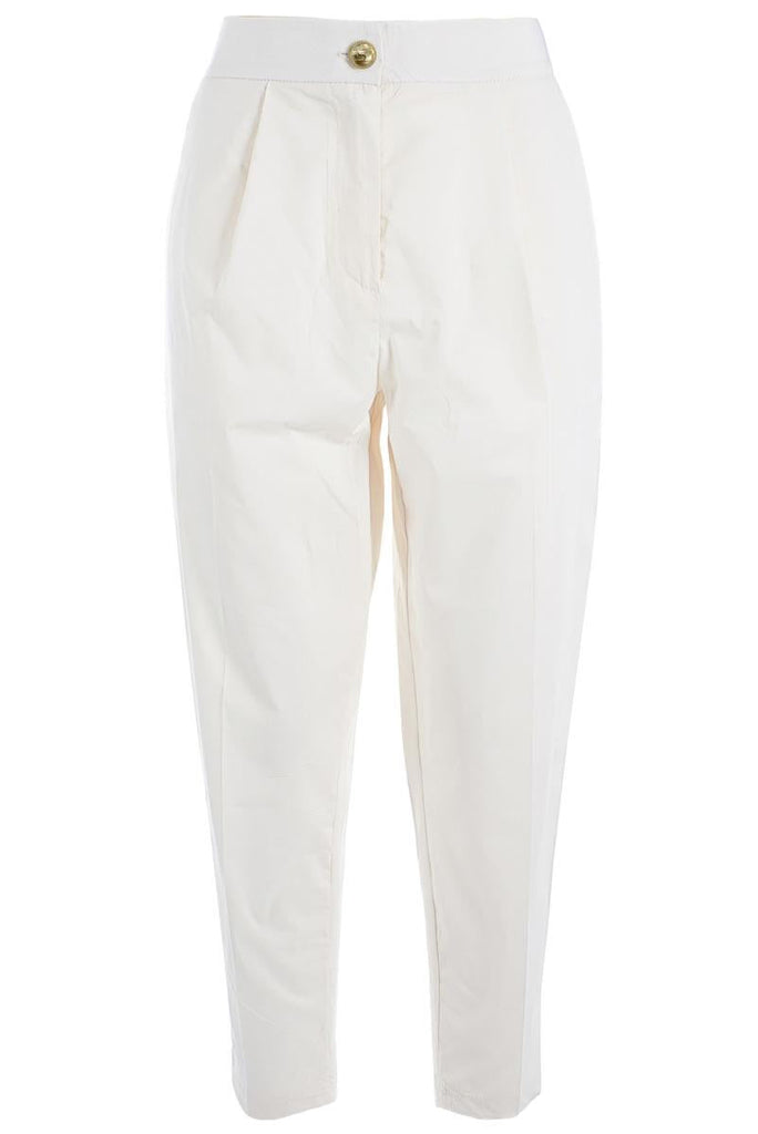 YES ZEE PANTALONE DONNA TIPO CHINOS CON PINCES