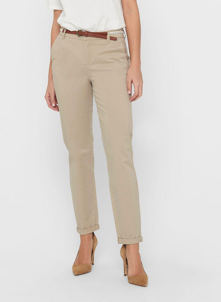 ONLY ONLBIANA MW COTTON BELT CHINO PNT NOOS