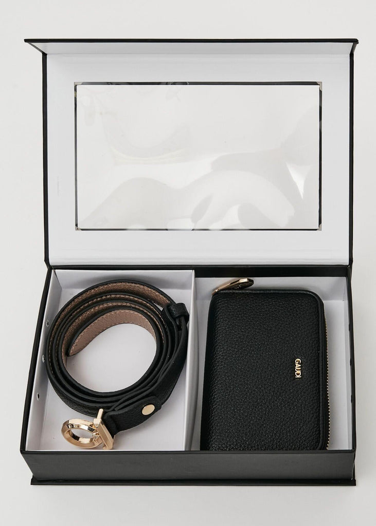 GAUDI SET CINTURA + PORTAFOGLIO - linea WOMAN GIFT BOX