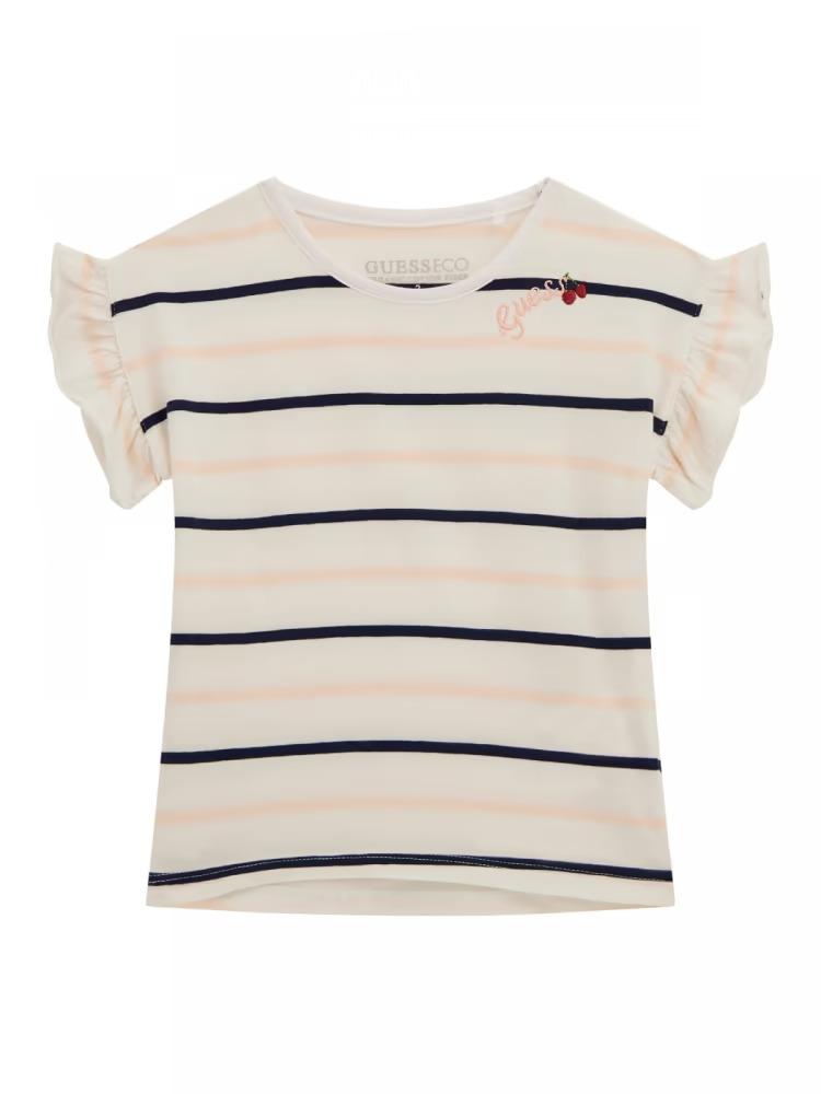 GUESS SS T-SHIRT W/FRILL