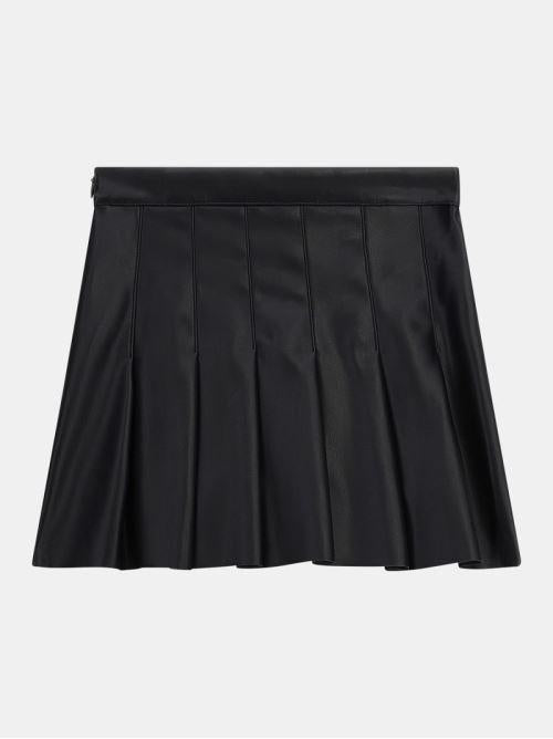GUESS PU LEATHER PLEATED SKIRT
