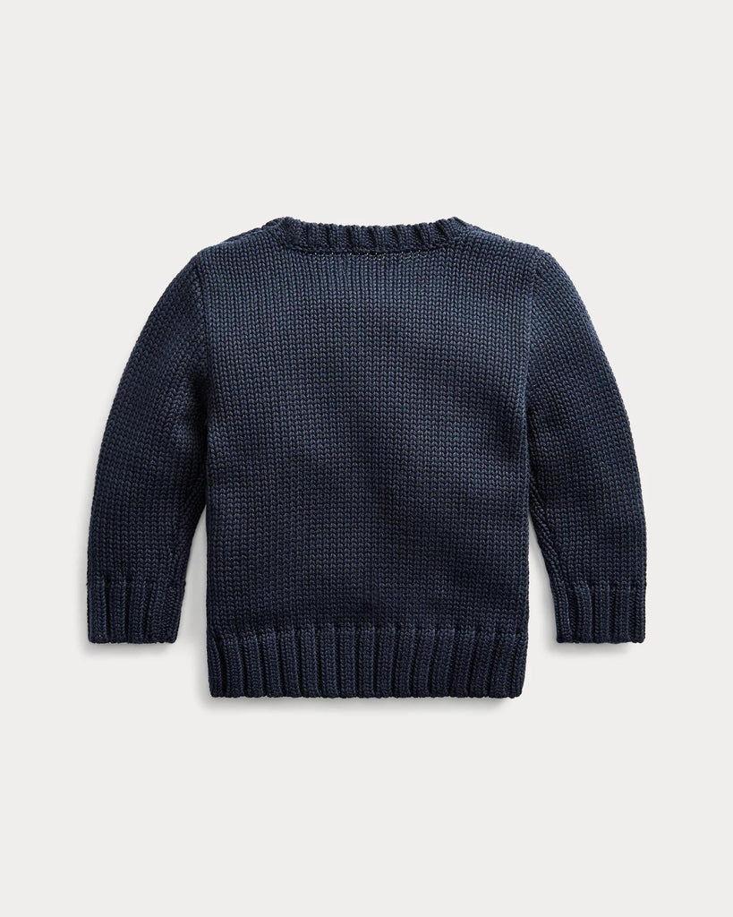 RALPH LAUREN FLAG CN SWTR-TOPS-SWEATER