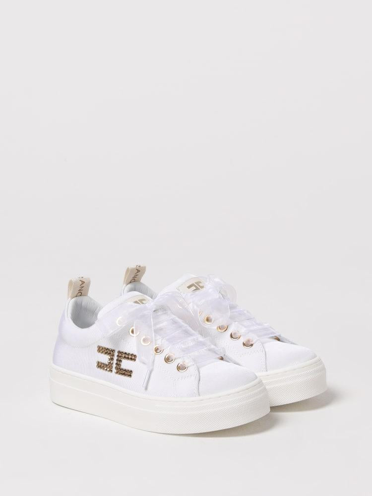 ELISABETTA FRANCHI La Mia Bambina SNEAKER BASSA ALLACCIATA