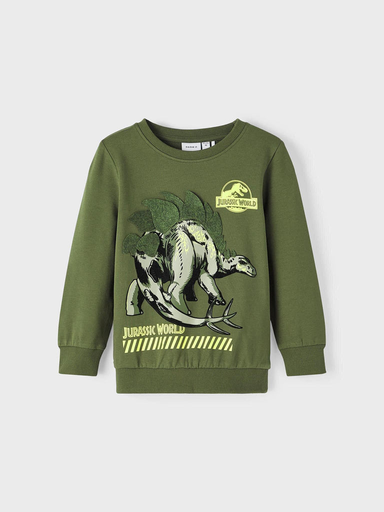 NAME.IT NMMJOVAN JURASSIC SWEAT UNB VDE