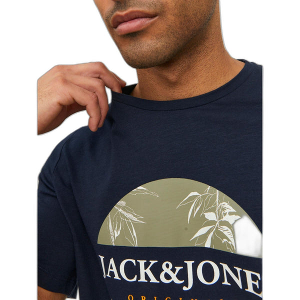 JACK AND JONES JORCRAYON BRANDING TEE SS CREW NECK LN
