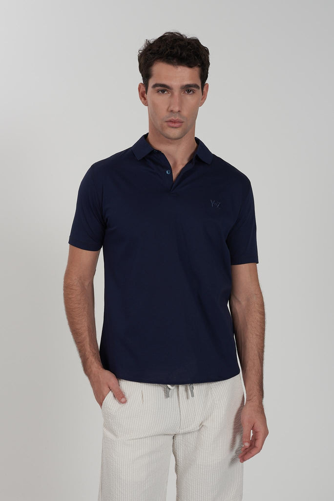 YES ZEE T-SHIRT UOMO TIPO POLO, M/C