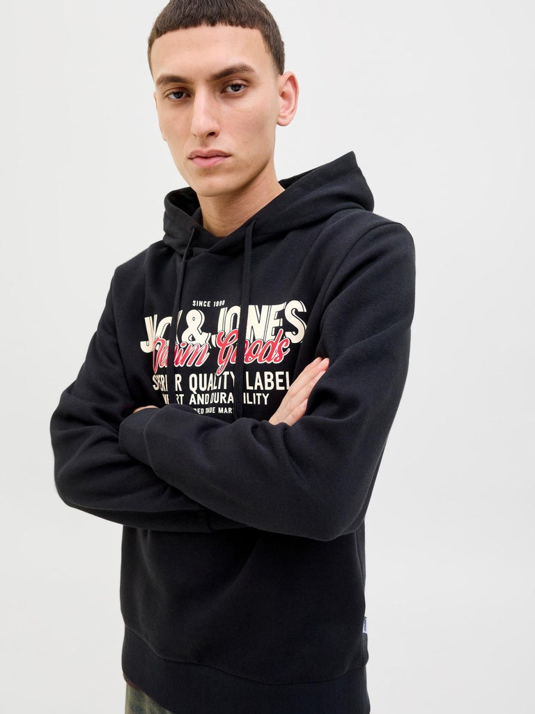 JACK AND JONES JJELOGO SWEAT HOOD 2 COL 25/26 NOOS