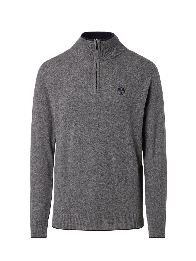 NORTH SAILS HALF ZIP 12GG KNITWEAR