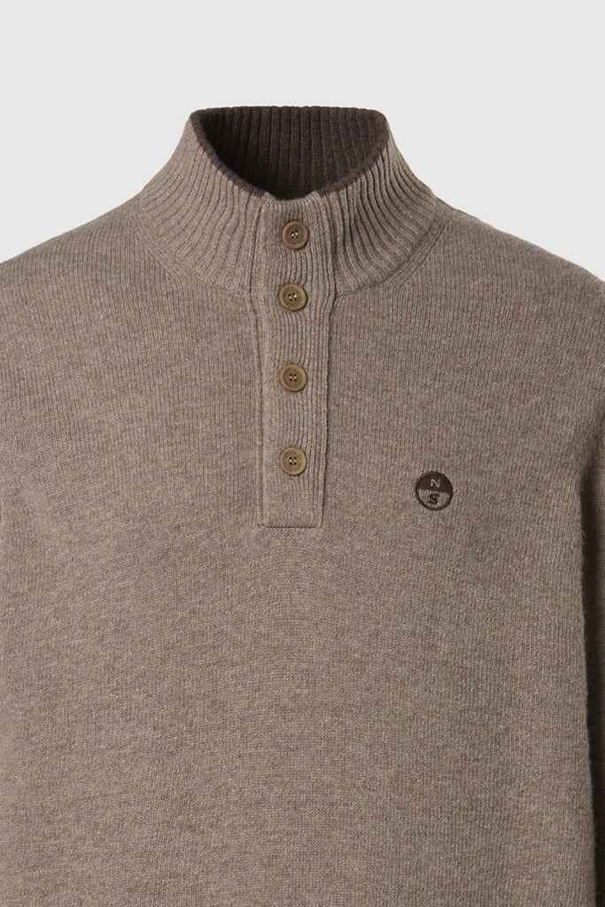 NORTH SAILS HALF BUTTONS 7GG  KNITWEAR