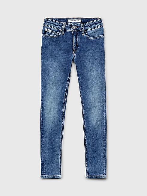 CALVIN KLEIN JEANS MR SKINNY ESS SERENE BLUE