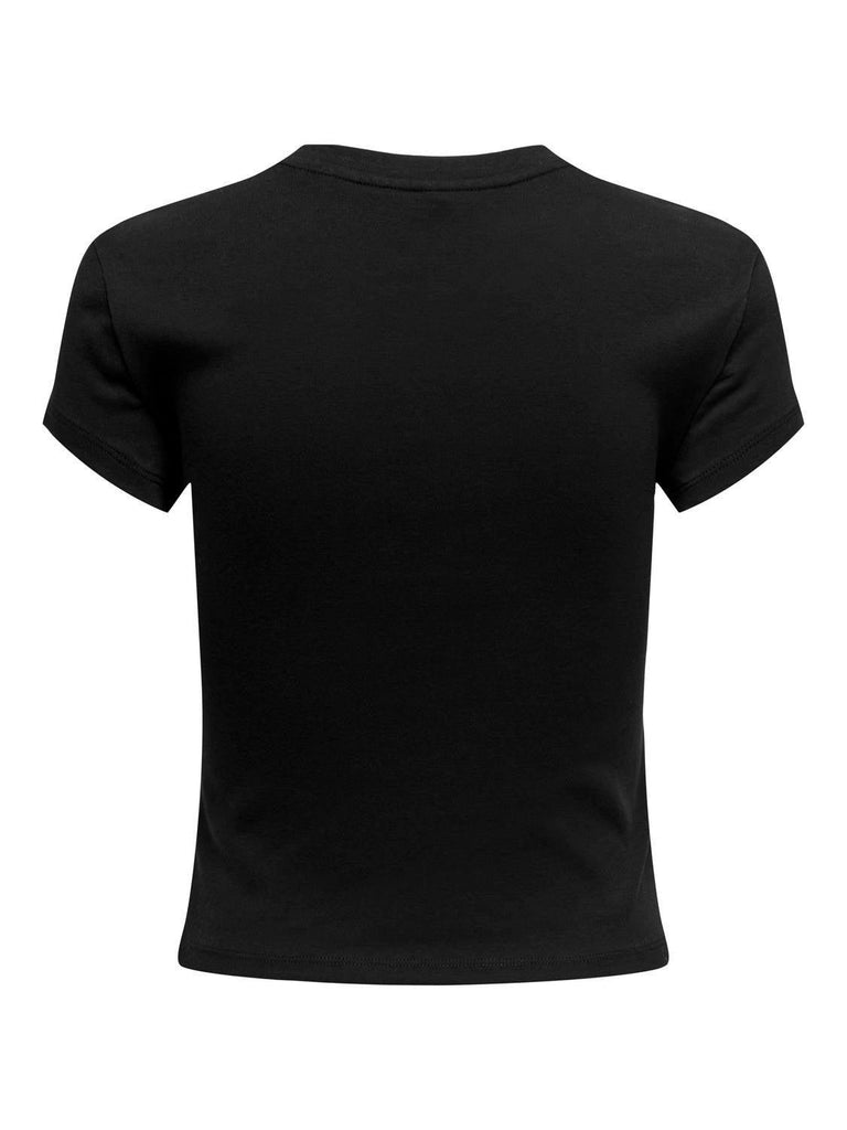 ONLY ONLELINA S/S O-NECK SHORT TOP JRS NOOS
