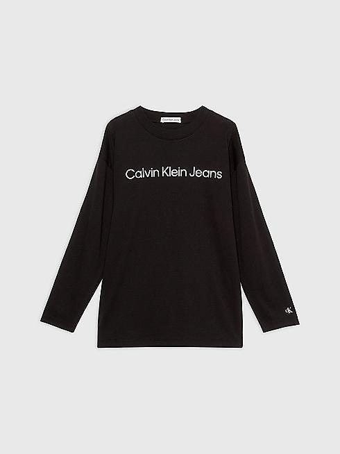 CALVIN KLEIN JEANS INST. LOGO RELAXED LS T-SHIRT