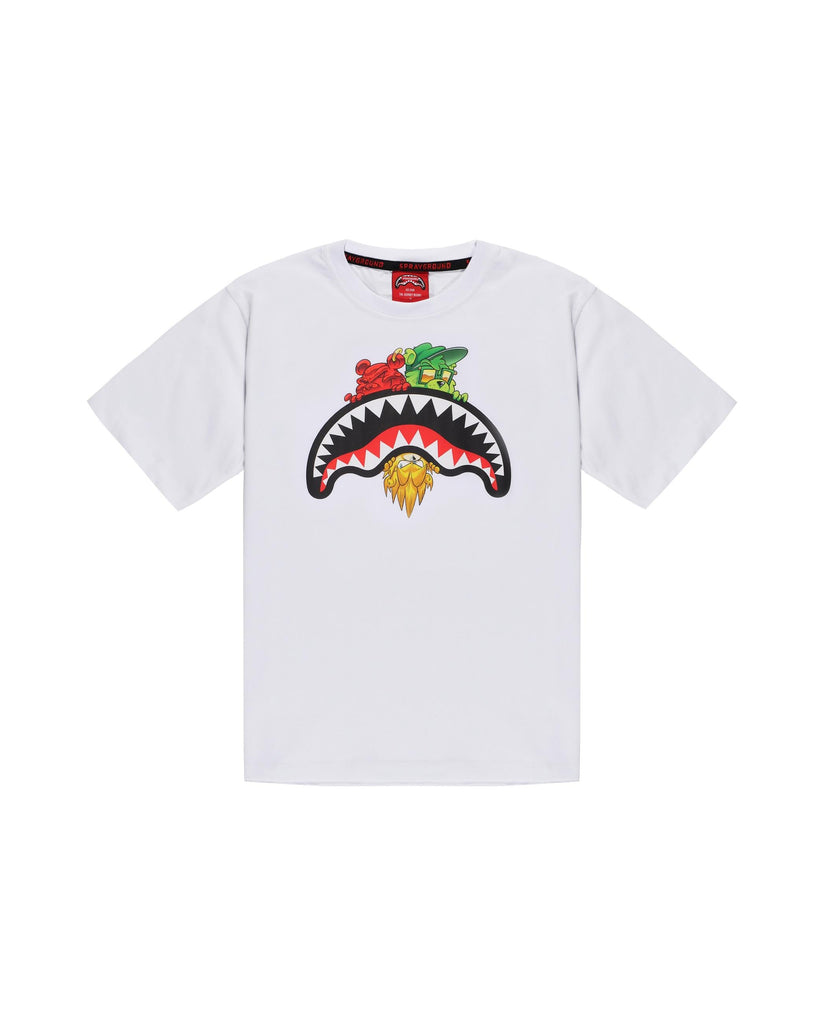 SPRAYGROUND SHARKS IN PARIS CHARACTERS SNEAKIN TSHIRT