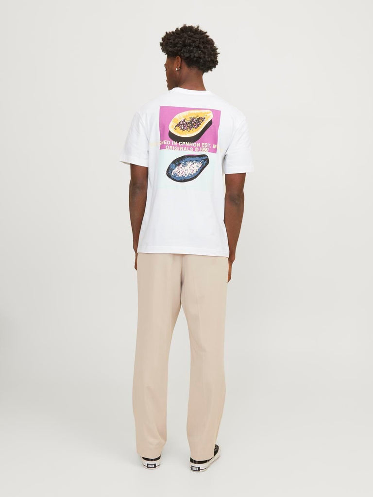 JACK AND JONES JORTAMPA BACK TEE SS CREW NECK SN