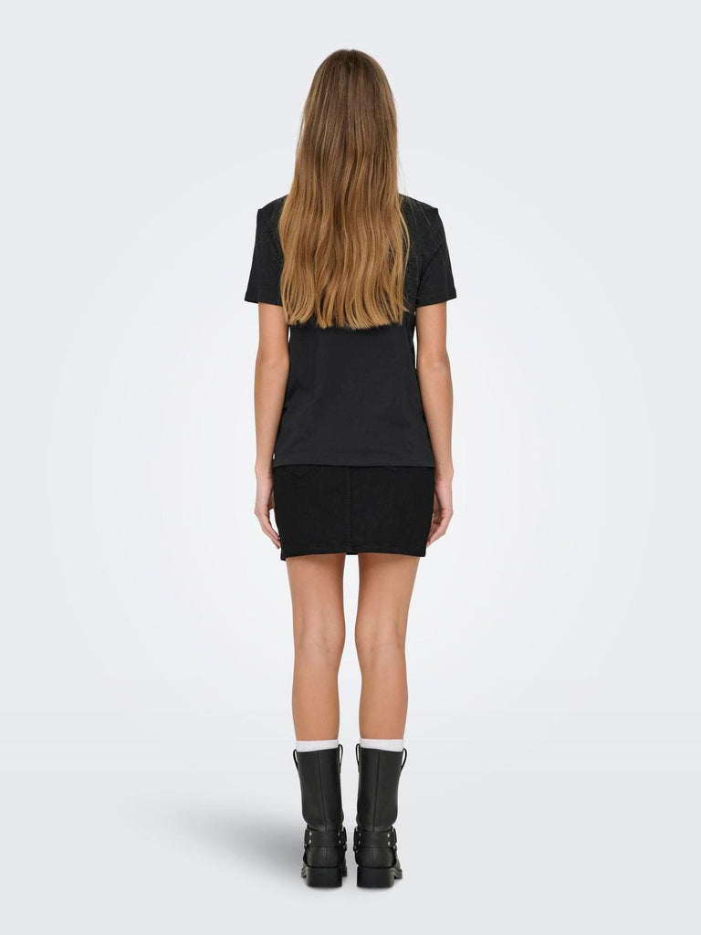 ONLY ONLARIANA LIFE S/S O-NECK BOX TOP JRS