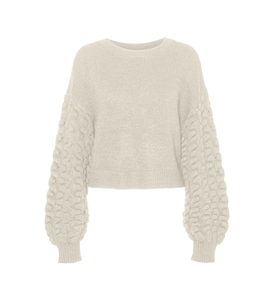 VERO MODA VMBUBBLES LS O-NECK PULLOVER