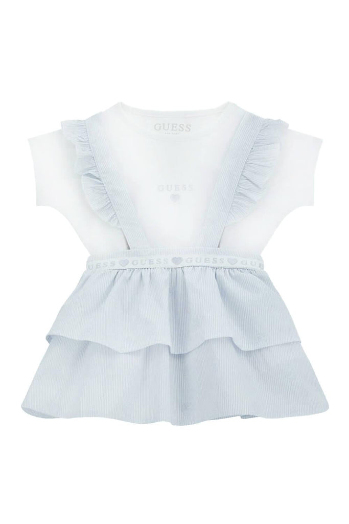 GUESS SET SS T-SHIRT+POPLIN SKIRTALL