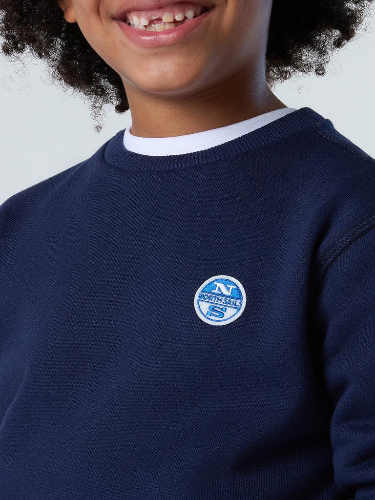 NORTH SAILS CREWNECK SWEATSHIRT WITH LOGO