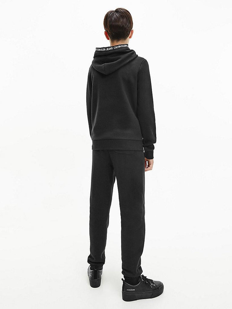 CALVIN KLEIN JEANS INTARSIA LOGO HOODIE