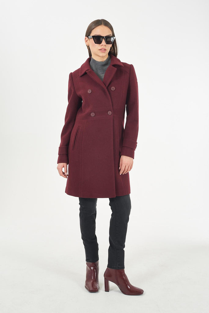 YES ZEE CAPPOTTO DONNA DOPPIOPETTO