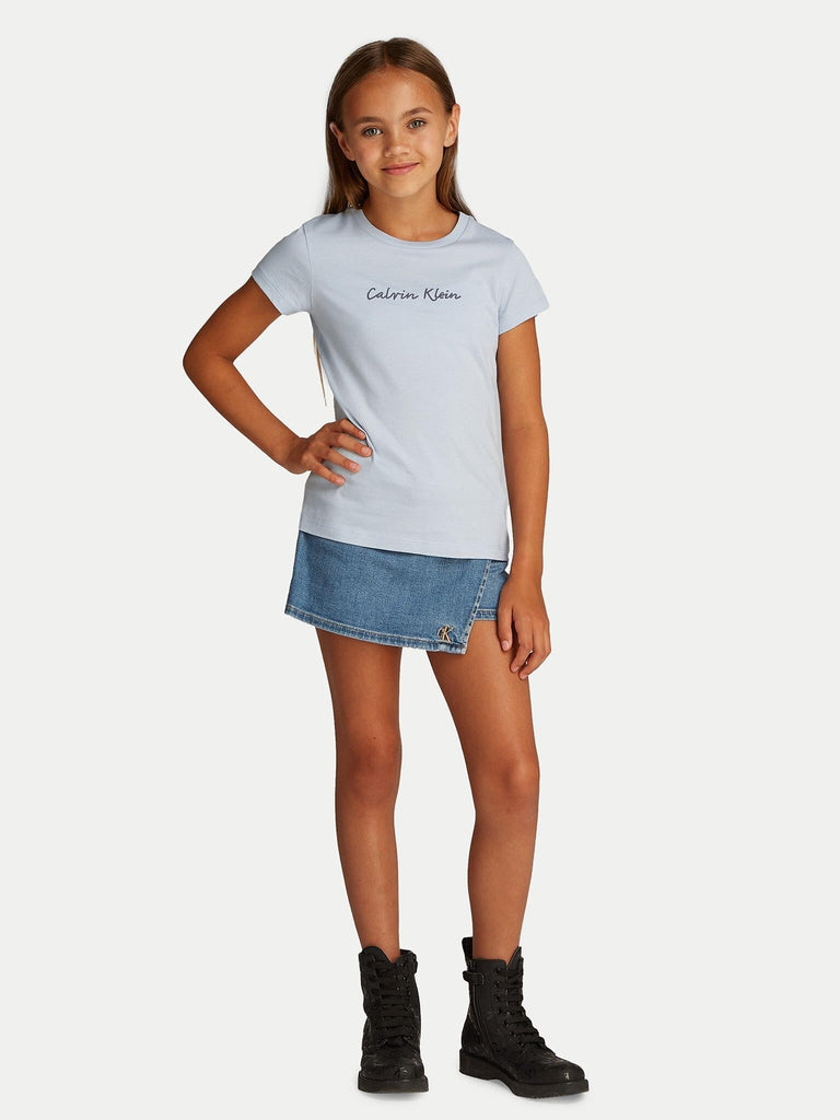 CALVIN KLEIN SCRIPT LOGO SLIM SS T-SHIRT