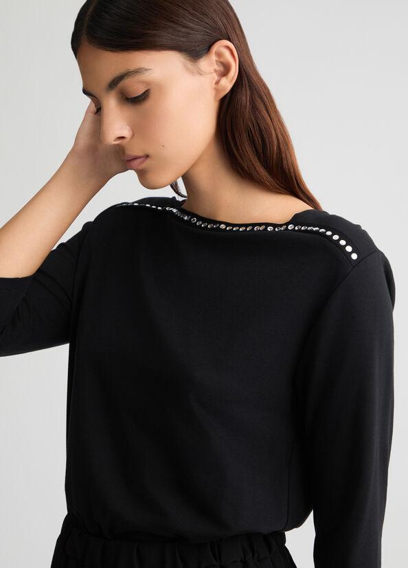 LIU JO ABITO JERSEY E GEORGETTE