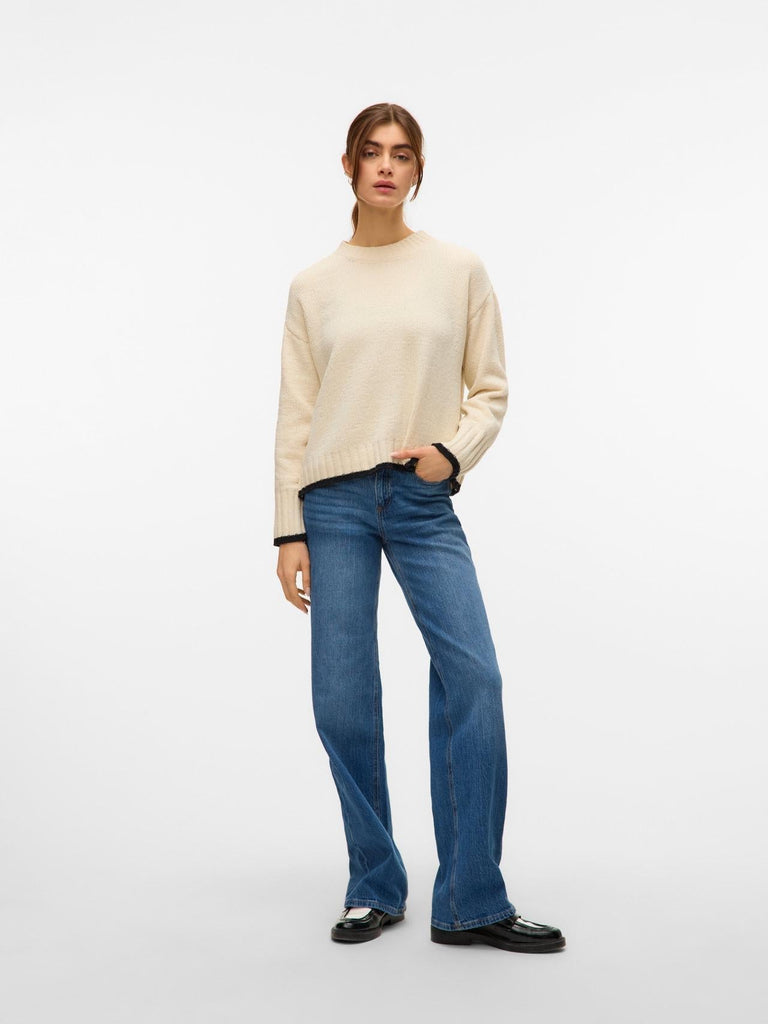 VERO MODA VMSHADOW LS O-NECK PULLOVER BOO