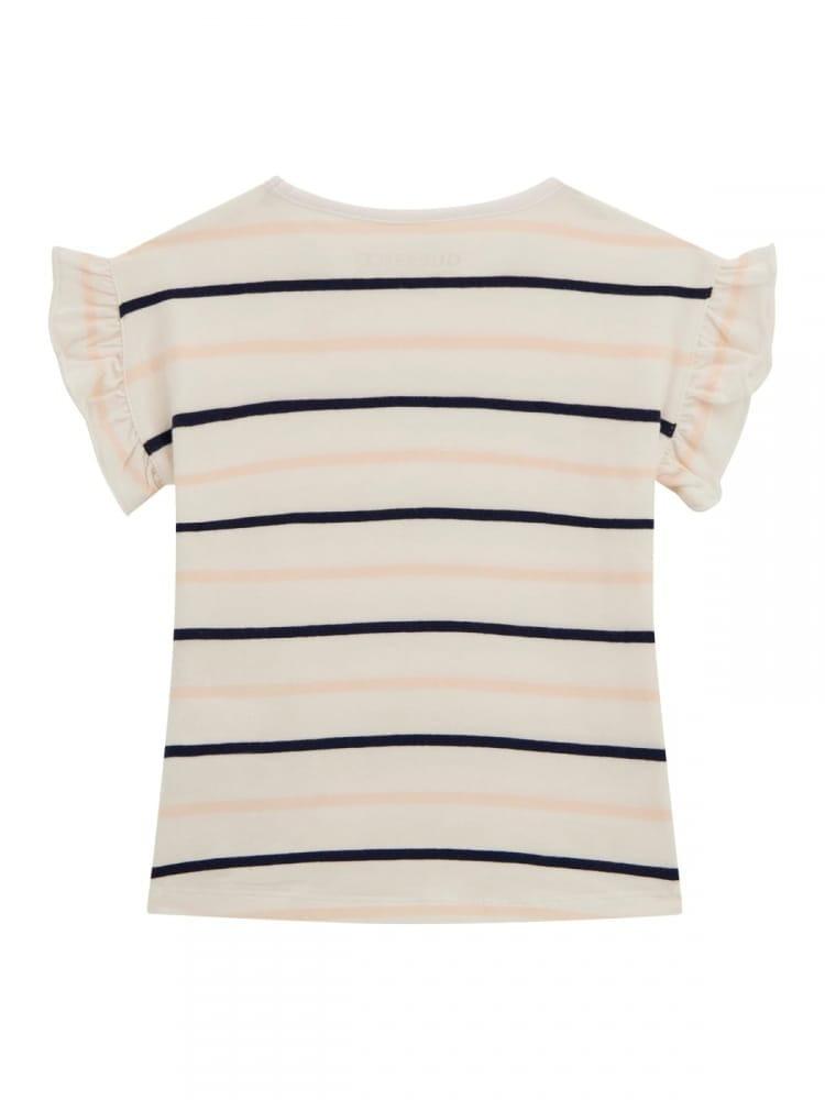 GUESS SS T-SHIRT W/FRILL