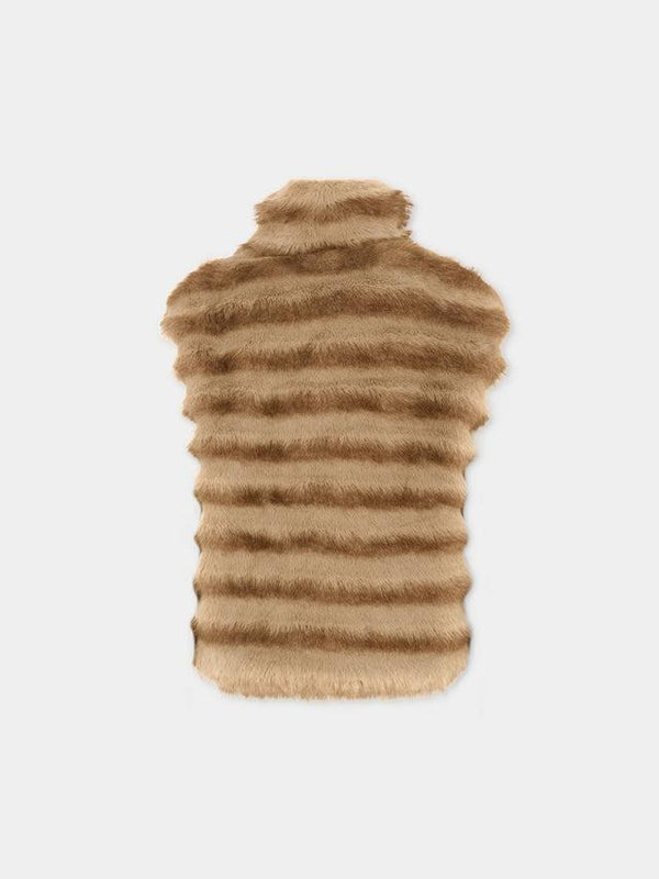 MONNALISA GILET IN PELLICCIA PELUCH