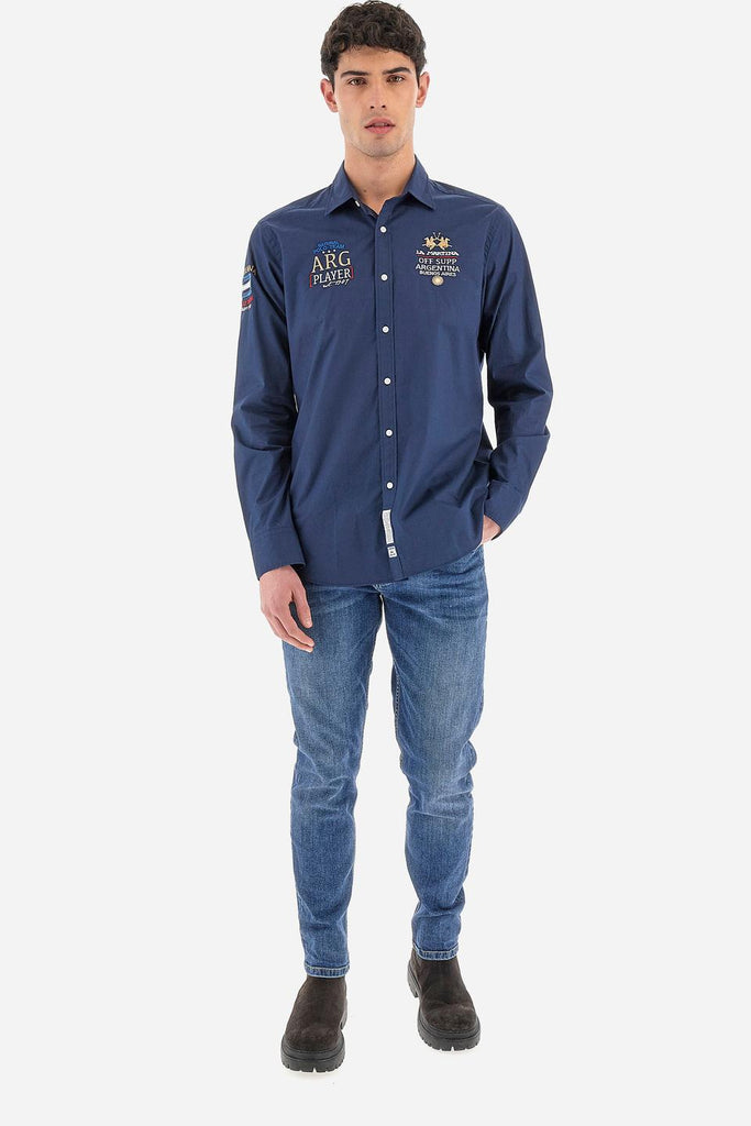 LA MARTINA MAN SHIRT L/S POPLIN