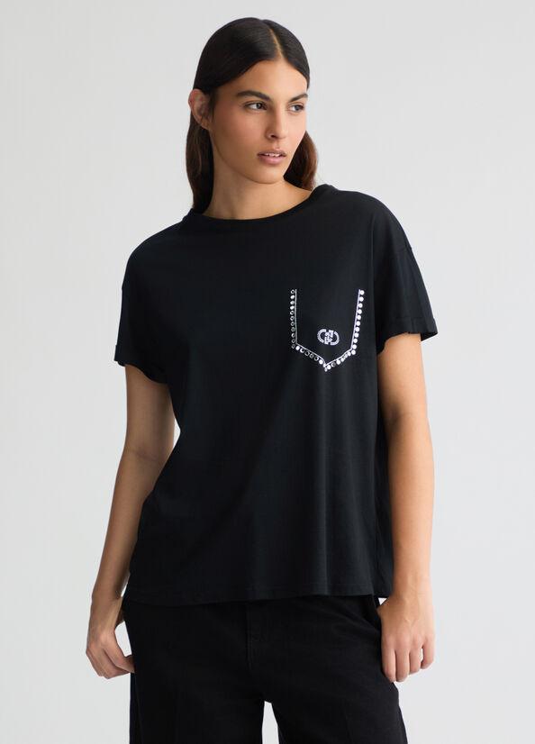 LIU JO ECS T-SHIRT MODA M/C