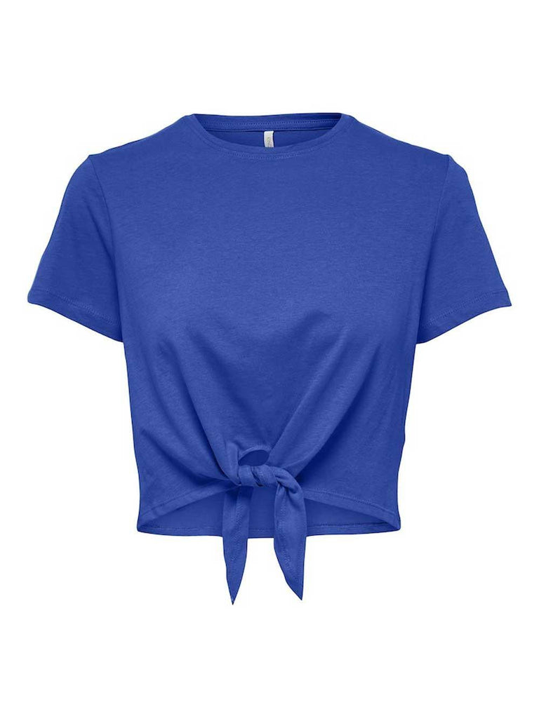 ONLY ONLMAY LIFE S/S SHORT KNOT TOP BOX JRS