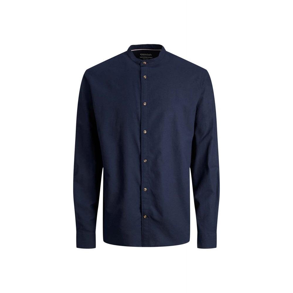 JACK AND JONES JJELINEN BLEND BAND SHIRT LS SN