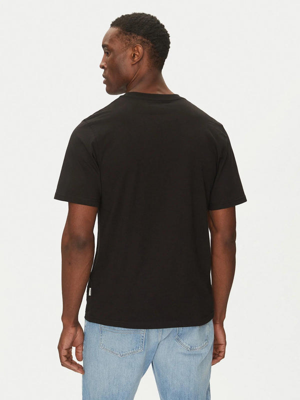 JACK AND JONES JORSPLIT FAKESTITCH BRANDING TEE SS C LN