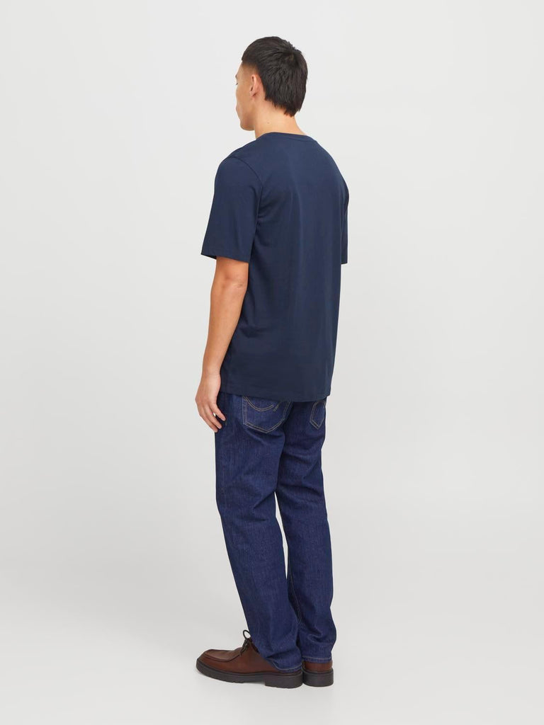 JACK AND JONES JJELOGO TEE SS O-NECK 2 COL SS25 SN