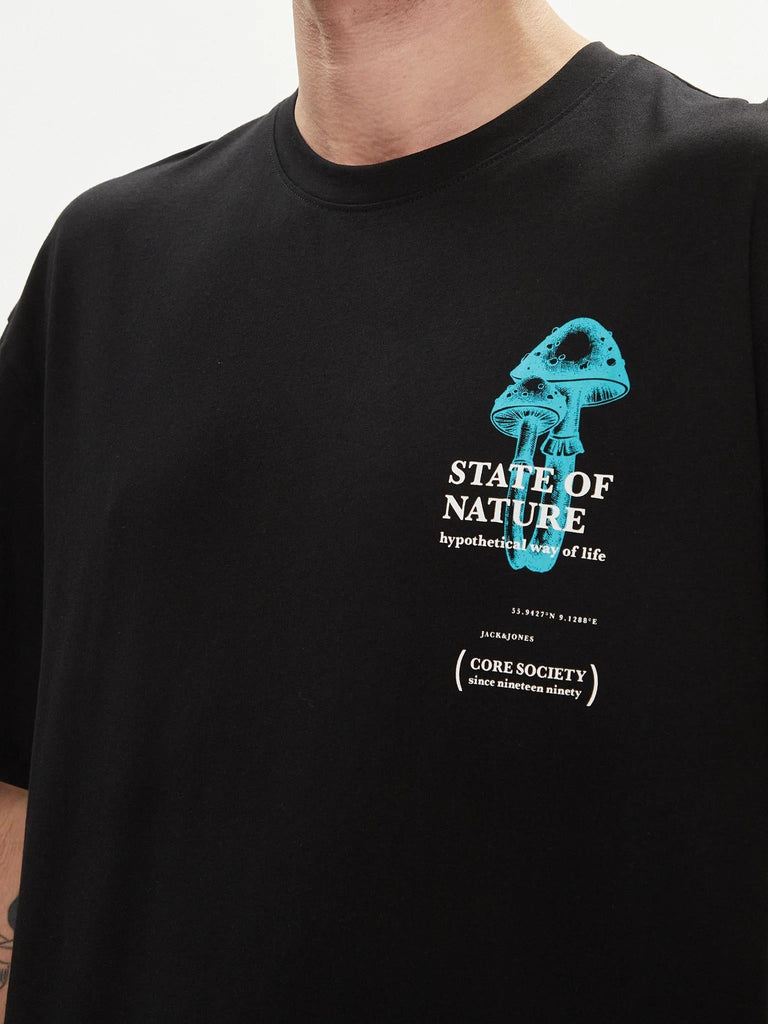 JACK AND JONES JCOFLORAL TEE SS CREW NECK GC