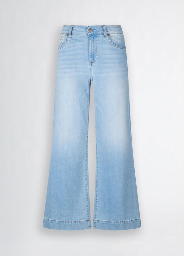 LIU JO ECS AUTHENTIC CROPPED FLARE RW