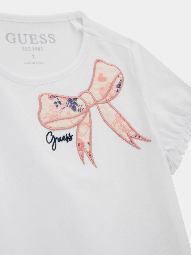 GUESS SET SS T-SHIRT + CHIFFON SKIRT