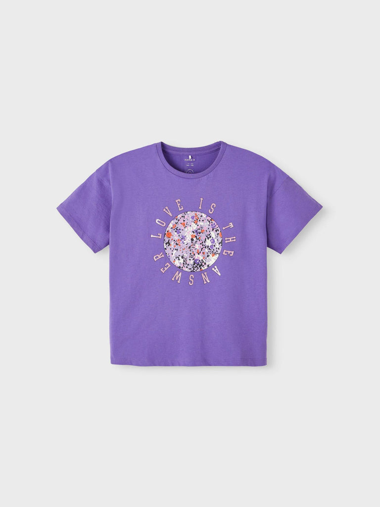 NAME.IT NKFBOLETTE SS LOOSE SHORT TOP