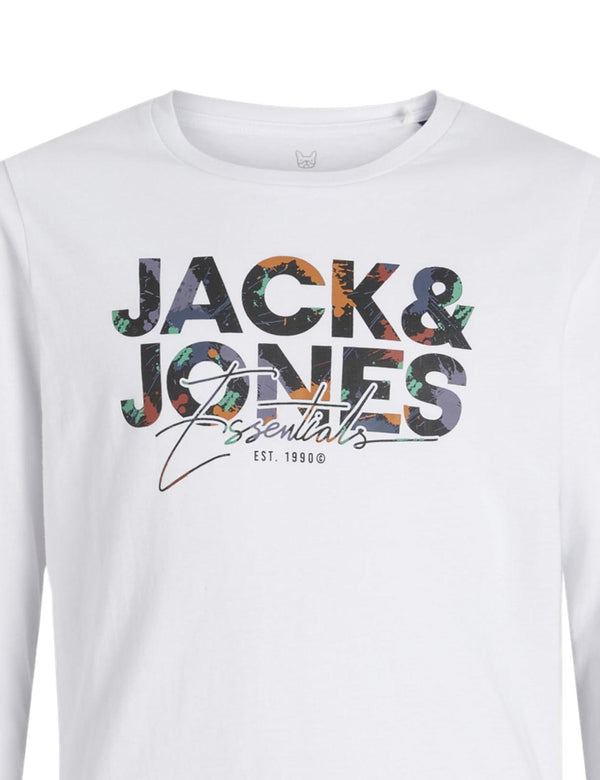 JACK JONES KIDS JJGEPLAS TEE LS CREW NECK MNI
