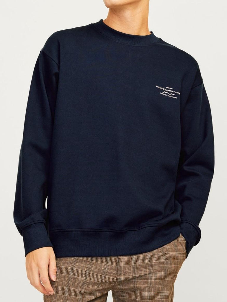 JACK AND JONES JPRBLACHAD BRANDING SWEAT CREW NECK LN