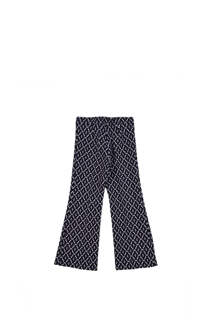 ELISABETTA FRANCHI La Mia Bambina PANTALONE IN CREPE STAMPA LOSA